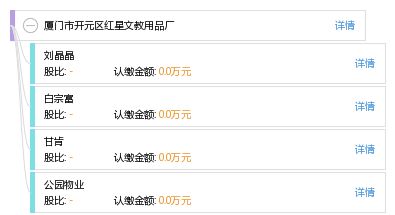 廈門市開元區紅星文教用品廠